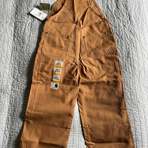 Carhartt Kids Tan Overalls - Picture 2 of 4